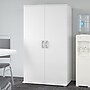 Bush Business Furniture Universal 62" Tall Storage Cabinet with Doors and 5 Shelves, White (UNS136WHK)~#|#~sp150858593_sc7