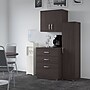 Bush Business Furniture Universal 62"W 3-Piece Modular Storage Set with 5 Shelves, Storm Gray (UNS005SG)~#|#~sp150858615_sc7