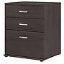 Bush Business Furniture Universal 34" Floor Storage Cabinet with 3 Drawers, Storm Gray (UNS328SG)~#|#~sp150858621_sc7
