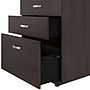 Bush Business Furniture Universal 34" Floor Storage Cabinet with 3 Drawers, Storm Gray (UNS328SG)~#|#~sp150858626_sc7