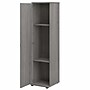 Bush Business Furniture Universal 62" Tall Narrow Storage Cabinet with Door and 3 Shelves, Platinum Gray (UNS116PG)~#|#~sp150858634_sc7