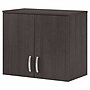 Bush Business Furniture Universal 24" Wall Cabinet with Doors and 2 Shelves, Storm Gray (UNS428SG)~#|#~sp150858646_sc7