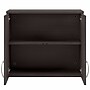 Bush Business Furniture Universal 24" Wall Cabinet with Doors and 2 Shelves, Storm Gray (UNS428SG)~#|#~sp150858651_sc7