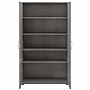Bush Business Furniture Universal 62" Tall Storage Cabinet with Doors and 5 Shelves, Platinum Gray (UNS136PGK)~#|#~sp150858660_sc7