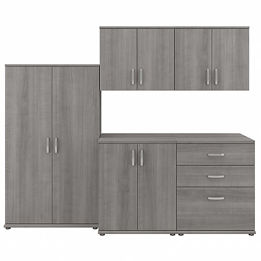 Bush Business Furniture Universal 62" 5Piece Modular Storage Set with