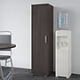 Bush Business Furniture Universal 62" Tall Narrow Storage Cabinet with Door and 3 Shelves, Storm Gray (UNS116SG)~#|#~sp150858693_sc7