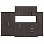 Bush Business Furniture Universal 62" 6-Piece Modular Storage Set with 14 Shelves, Storm Gray (UNS002SG)~#|#~sp150858700_sc7