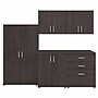 Bush Business Furniture Universal 62" 5-Piece Modular Storage Set with 11 Shelves, Storm Gray (UNS003SG)~#|#~sp150858707_sc7