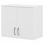 Bush Business Furniture Universal 24" Wall Cabinet with Doors and 2 Shelves, White (UNS428WH)~#|#~sp150858723_sc7