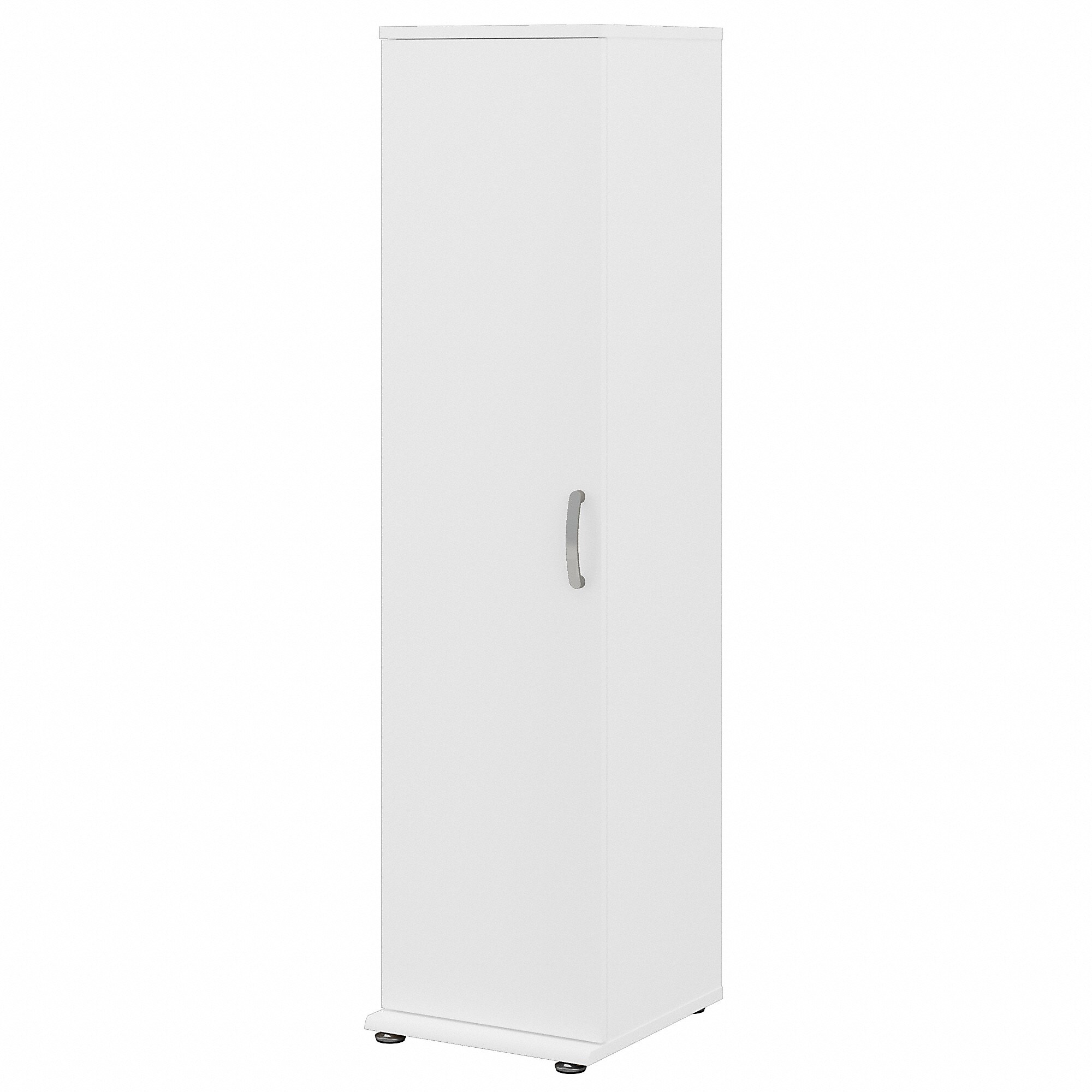 Bush Business Furniture Universal 62″ Tall Narrow Storage Cabinet with Door and 3 Shelves, White (UNS116WH) Sansujyuku sansujyuku.com