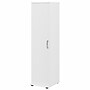 Bush Business Furniture Universal 62" Tall Narrow Storage Cabinet with Door and 3 Shelves, White (UNS116WH)~#|#~sp150858731_sc7