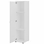 Bush Business Furniture Universal 62" Tall Narrow Storage Cabinet with Door and 3 Shelves, White (UNS116WH)~#|#~sp150858737_sc7