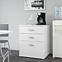 Bush Business Furniture Universal 34" Floor Storage Cabinet with 3 Drawers, White (UNS328WH)~#|#~sp150858749_sc7