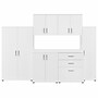 Bush Business Furniture Universal 62" 6-Piece Modular Storage Set with 14 Shelves, White (UNS002WH)~#|#~sp150858756_sc7