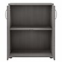 Bush Business Furniture 34" Floor Storage Cabinet with 2 Shelves, Platinum Gray (UNS128PG)~#|#~sp150858768_sc7