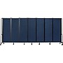National Public Seating Robo Freestanding 7-Panel Room Divider, 72"H x 164"W, Blue PET (RDB6-7PT04)~#|#~sp150860082_sc7