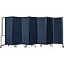 National Public Seating Robo Freestanding 7-Panel Room Divider, 72"H x 164"W, Blue PET (RDB6-7PT04)~#|#~sp150860083_sc7