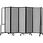 National Public Seating Robo Freestanding 5-Panel Room Divider, 72"H x 118"W, Gray PET (RDB6-5PT02)~#|#~sp150860100_sc7
