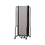 National Public Seating Robo Freestanding 5-Panel Room Divider, 72"H x 118"W, Gray PET (RDB6-5PT02)~#|#~sp150860102_sc7