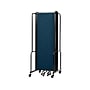 National Public Seating Robo Freestanding 5-Panel Room Divider, 72"H x 118"W, Blue PET (RDB6-5PT04)~#|#~sp150860108_sc7