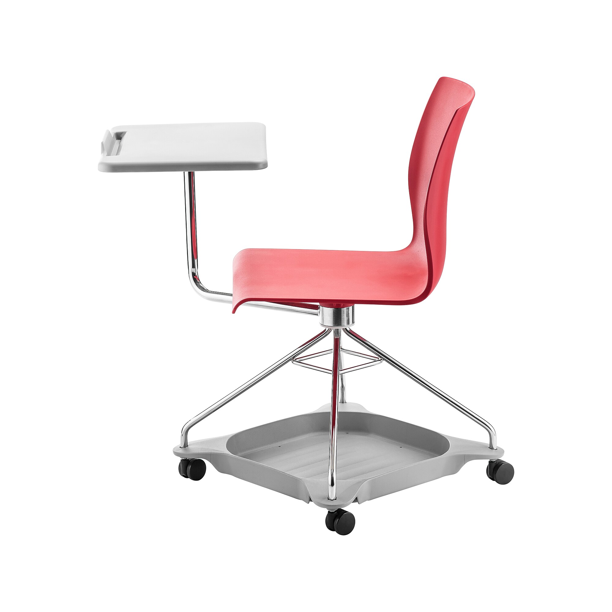 National Public Seating CoGo 25″W Mobile Tablet Chair, Red/Gray (COGO-40) Sansujyuku sansujyuku.com