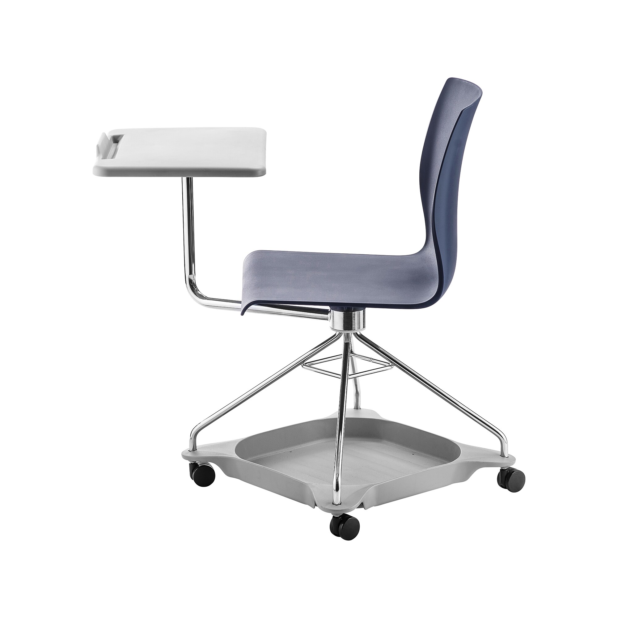 National Public Seating CoGo 25″W Mobile Tablet Chair, Blue/Gray (COGO-04) Sansujyuku sansujyuku.com