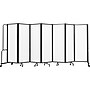 National Public Seating Robo Freestanding 7-Panel Room Divider, 72"H x 164"W, Clear Acrylic (RDB6-7CA)~#|#~sp150860144_sc7