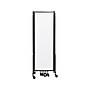 National Public Seating Robo Freestanding 7-Panel Room Divider, 72"H x 164"W, Clear Acrylic (RDB6-7CA)~#|#~sp150860146_sc7