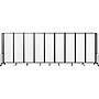 National Public Seating Robo Freestanding 9-Panel Room Divider, 72"H x 210"W, Clear Acrylic (RDB6-9CA)~#|#~sp150860151_sc7