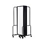National Public Seating Robo Freestanding 9-Panel Room Divider, 72"H x 210"W, Clear Acrylic (RDB6-9CA)~#|#~sp150860155_sc7