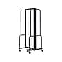 National Public Seating Robo Freestanding 3-Panel Room Divider, 72"H x 72"W, Clear Acrylic (RDB6-3CA)~#|#~sp150860160_sc7