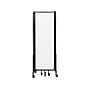 National Public Seating Robo Freestanding 5-Panel Room Divider, 72"H x 118"W, Clear Acrylic (RDB6-5CA)~#|#~sp150860168_sc7
