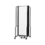 National Public Seating Robo Freestanding 5-Panel Room Divider, 72"H x 118"W, Clear Acrylic (RDB6-5CA)~#|#~sp150860169_sc7