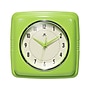 Infinity Instruments Square Retro Wall Clock, 9.25" (13228AG-4103)~#|#~sp150860183_sc7