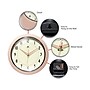 Infinity Instruments Round Retro Wall Clock, 9.5" (10940RB)~#|#~sp150860218_sc7