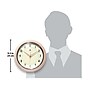 Infinity Instruments Round Retro Wall Clock, 9.5" (10940RB)~#|#~sp150860219_sc7