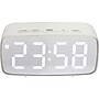 Infinity Instruments Digital Alarm Clock, 4.25" x 2.38" (20218WH)~#|#~sp150860221_sc7