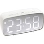 Infinity Instruments Digital Alarm Clock, 4.25" x 2.38" (20218WH)~#|#~sp150860222_sc7