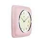Infinity Instruments Square Retro Wall Clock, 9.25" (13228RB-4103)~#|#~sp150860239_sc7
