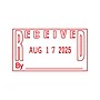 2000 Plus Easy Select Dater, RECEIVED, Red Ink (011092)~#|#~sp150944836_sc7