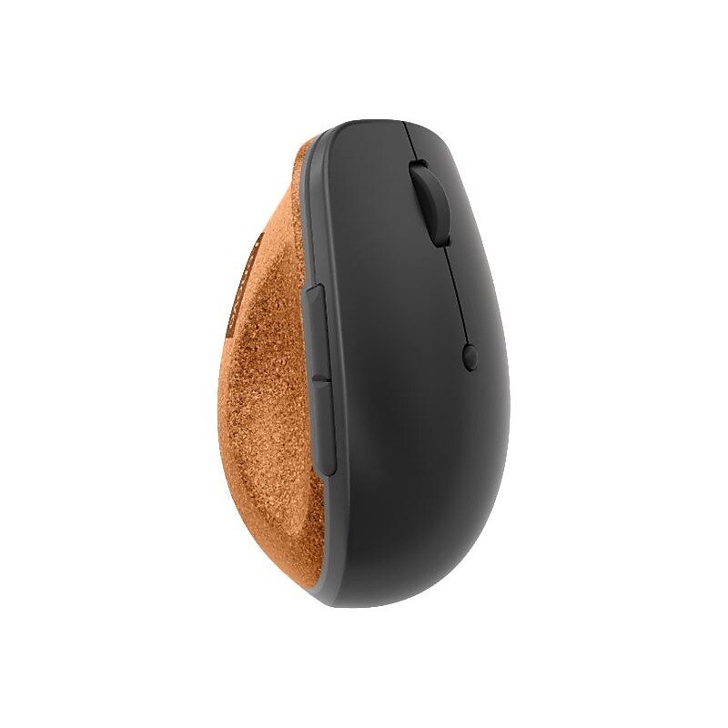 Lenovo Go Wireless Ergonomic Vertical Optical Mouse, Storm Gray/Cork (4Y51C33792) image 1