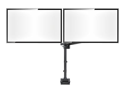 StarTech.com Adjustable Dual Mounting Kit, Up to 32″ Monitor, Black (ARMDUALPIVOT) Sansujyuku sansujyuku.com