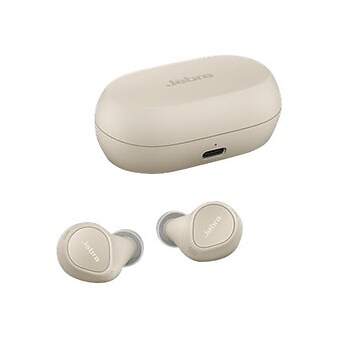 Jabra Elite Wireless Active Noise Canceling Earbuds Headphones, Bluetooth, Gold/Beige (100-99172005-02)