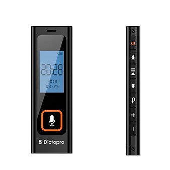 Treblab Dictopro X200 Digital Voice Activated Recorder w/Password Protection, 8GB ()
