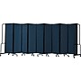National Public Seating Robo Freestanding 9-Panel Room Divider, 72"H x 210"W, Blue PET (RDB6-9PT04)~#|#~sp150961501_sc7