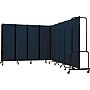 National Public Seating Robo Freestanding 9-Panel Room Divider, 72"H x 210"W, Blue PET (RDB6-9PT04)~#|#~sp150961502_sc7
