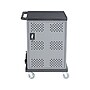 National Public Seating Oklahoma Sound Duet 2-Shelf Metal Mobile A/V Cart with Lockable Wheels, Silver (DCC)~#|#~sp150961526_sc7