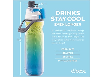 O2COOL Mist ‘N Sip Water Bottle - Thumbnail 3
