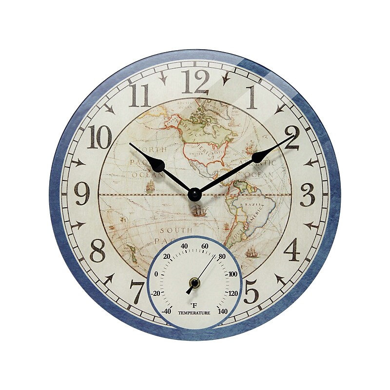 Infinity Instruments Orbis Wall Clock, 14" (20178) image 1
