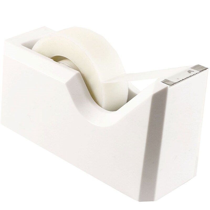 JAM Paper Desktop Dispenser, 2.5", White (338wh) image 1
